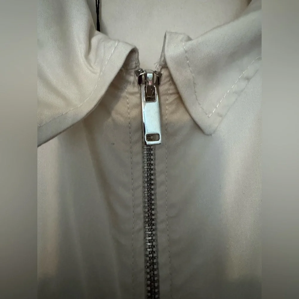 Zara NWT Cotton Wide Leg Cargo Jumpsuit - Picture 3 of 6